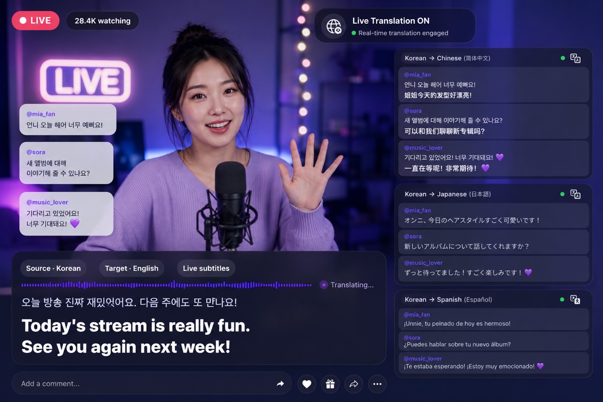 ViiTor live translation demo